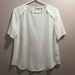 Pocka dot blouse